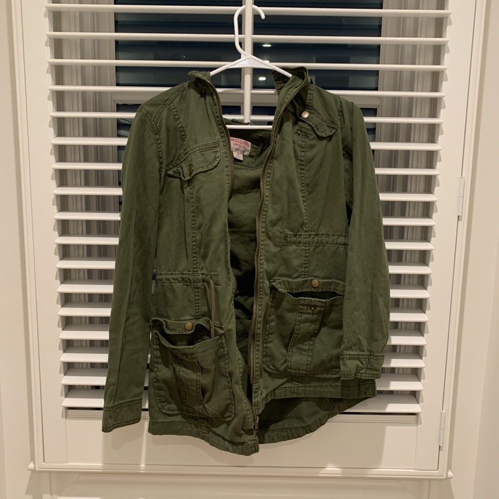 Green cargo jacket